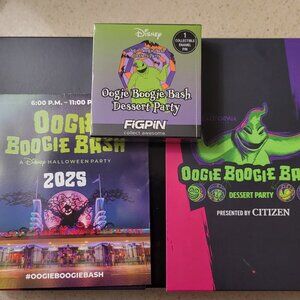 DCA Oogie Boogie Bash Dessert Party Figpin Blind Box Pin 70th Anniversary Sealed